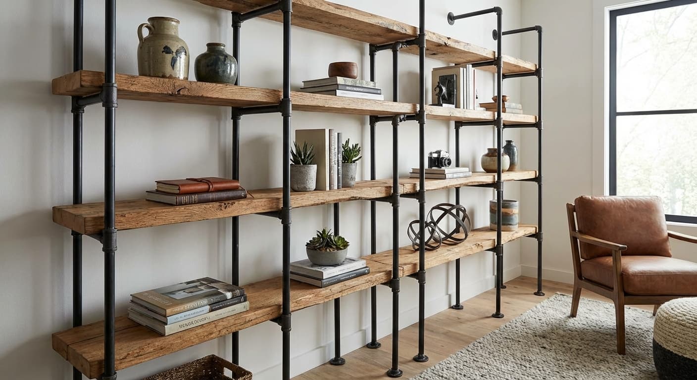 Industrial Library Shelving
